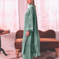 Green Color Georgette With Embroidery And Sequins Work Palazzo Suits In USA