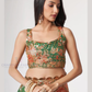 Green Color Organza With Printed Work Saree In Chandler