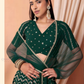 Green Color Georgette With Sequins Work Lehenga Near Me