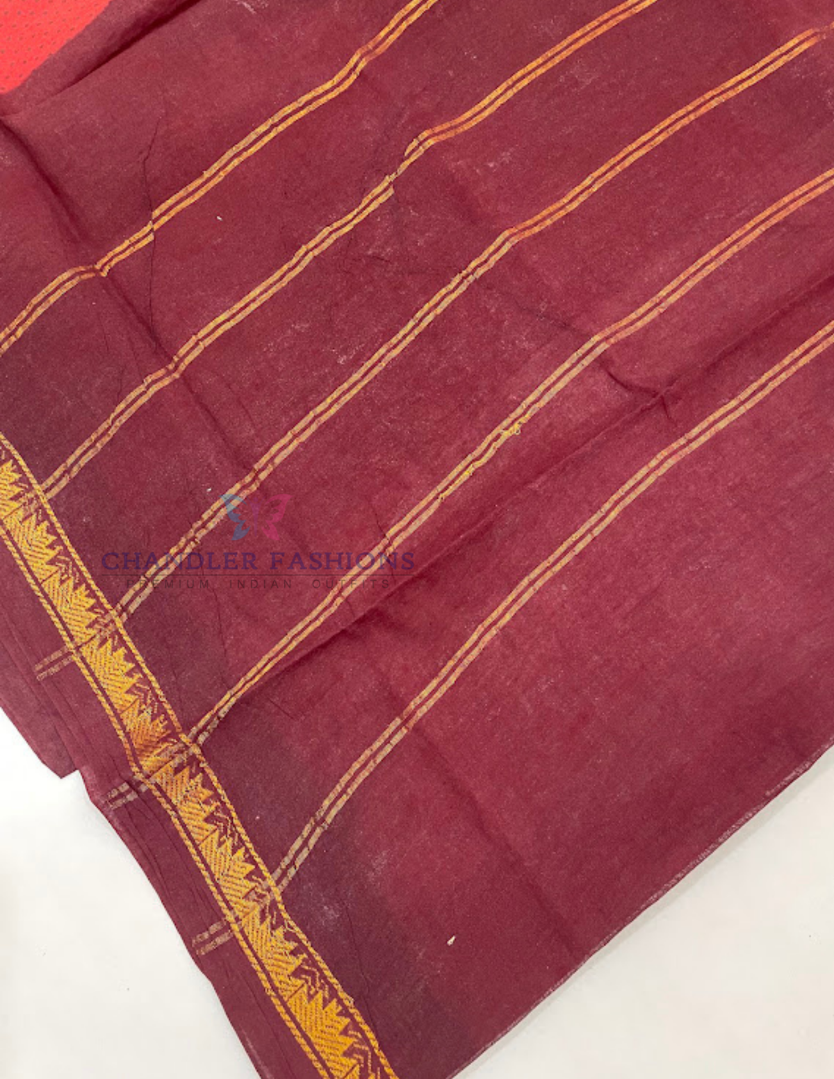 Alluring Red Color Saree In Tempe