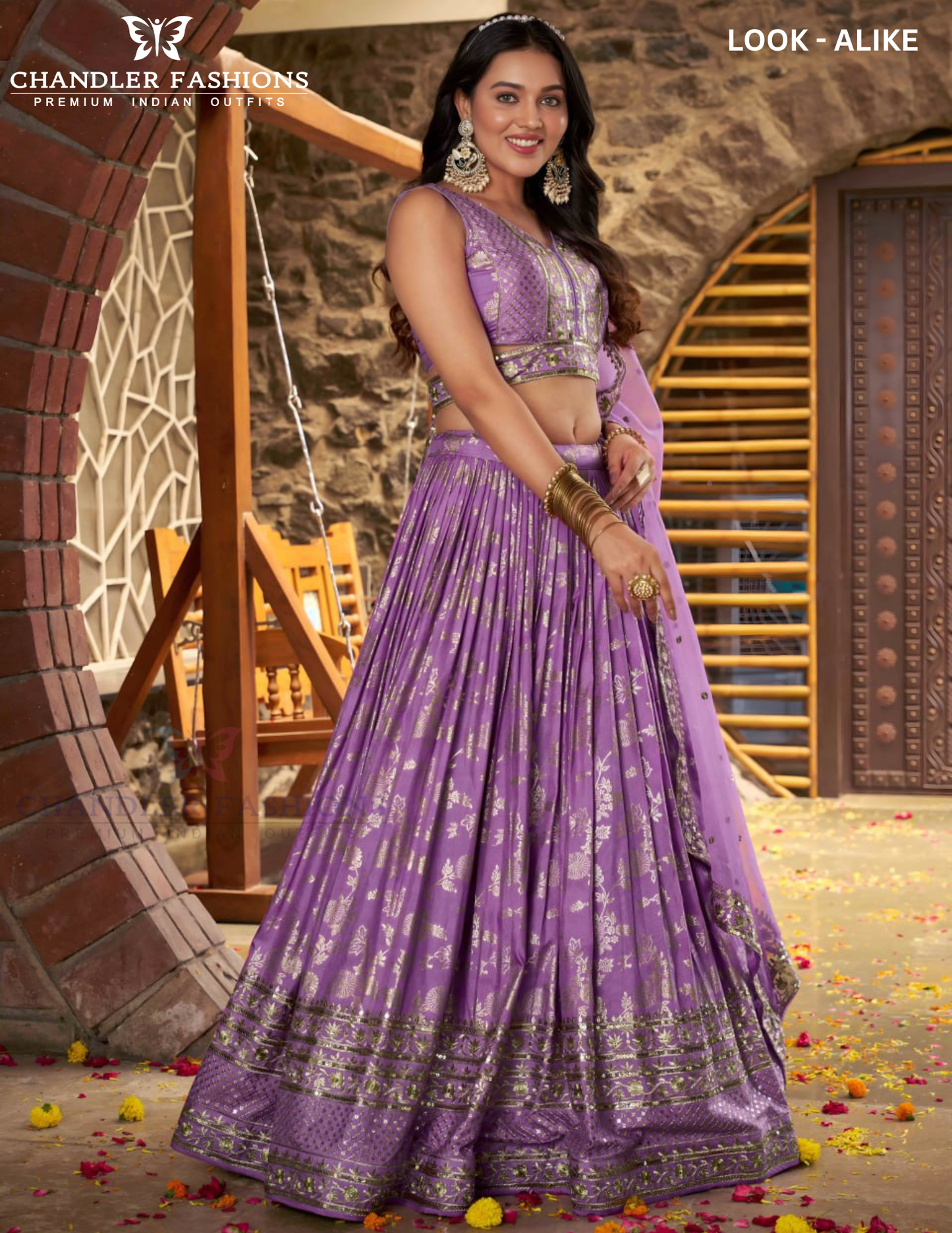 Silk Jacquard With Sequins And Zari Embroidery Lehenga Choli In USA