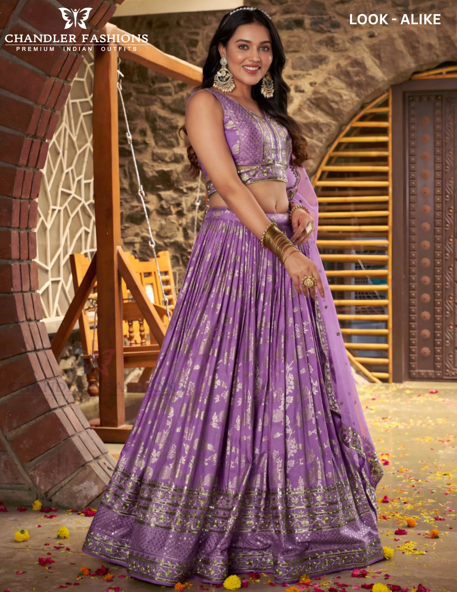 Silk Jacquard With Sequins And Zari Embroidery Lehenga Choli In USA