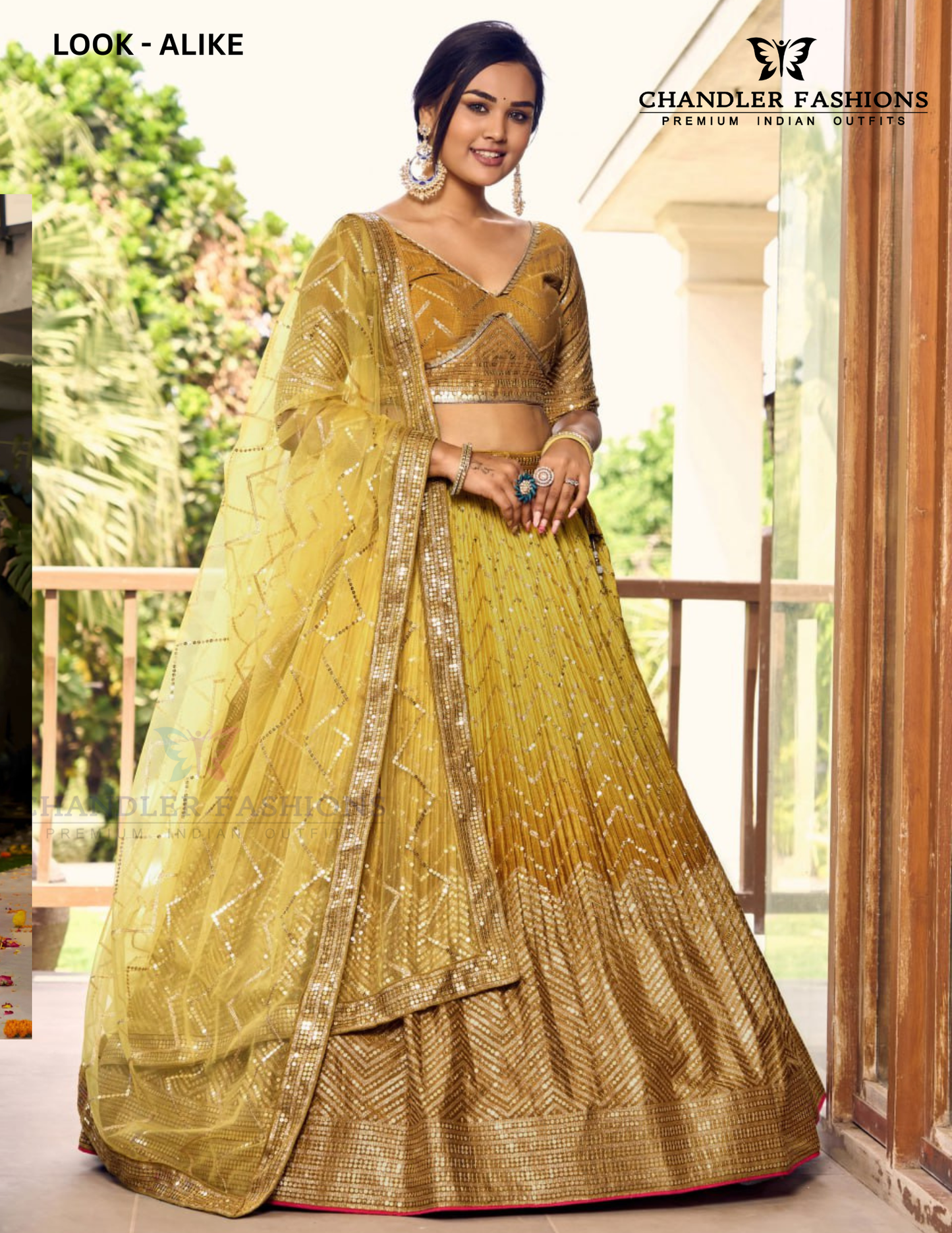 Alluring Yellow Color Silk With Sequins Work Lehenga Choli With Dupatta For Women