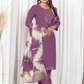 Gorgeous Light Purple Color Viscose With Embroidery Work Salwar Suits
