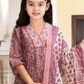 Pink Color Cotton With Digital Print Kurti Suits Near Me