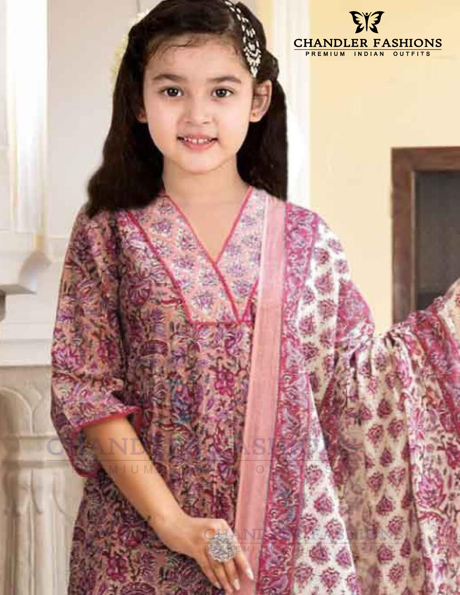 Pink Color Cotton With Digital Print Kurti Suits Near Me