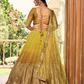 Yellow Color Silk With Sequins Work Lehenga Near Me