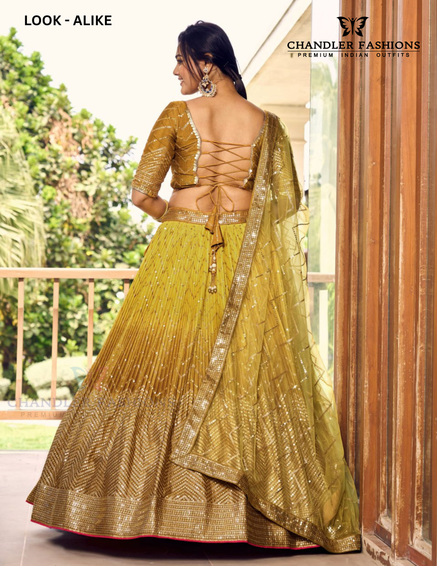 Yellow Color Silk With Sequins Work Lehenga Near Me