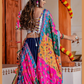 Blue Colored Chaniya Lehenga Choli Near Me