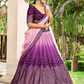 Purple Color Silk With Sequins Work Lehenga Near Me