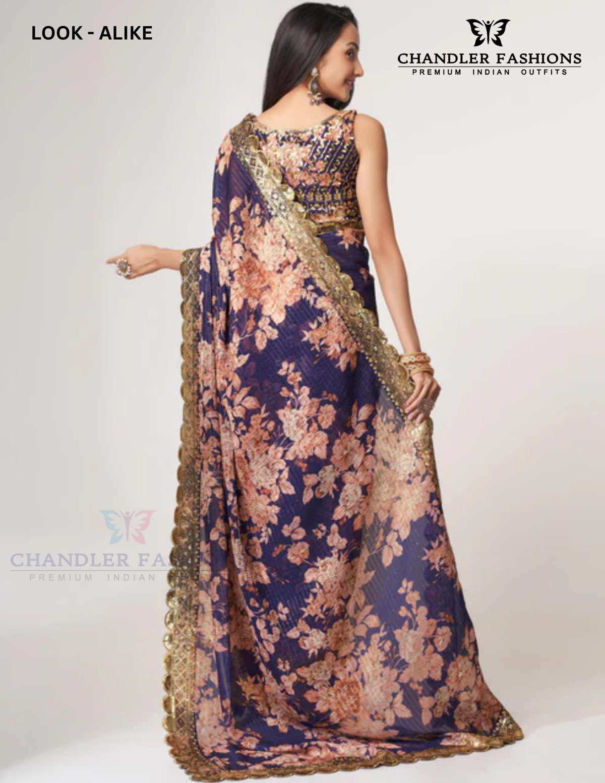 Alluring Purple Color Organza With Sequins Work Saree In Yuma