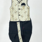 Attractive Off White Color Designer Sherwani Suit With Brooch Pin For Boys