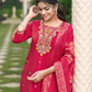 Red Color Shimmer With Thread Work Salwar Suits Near Me