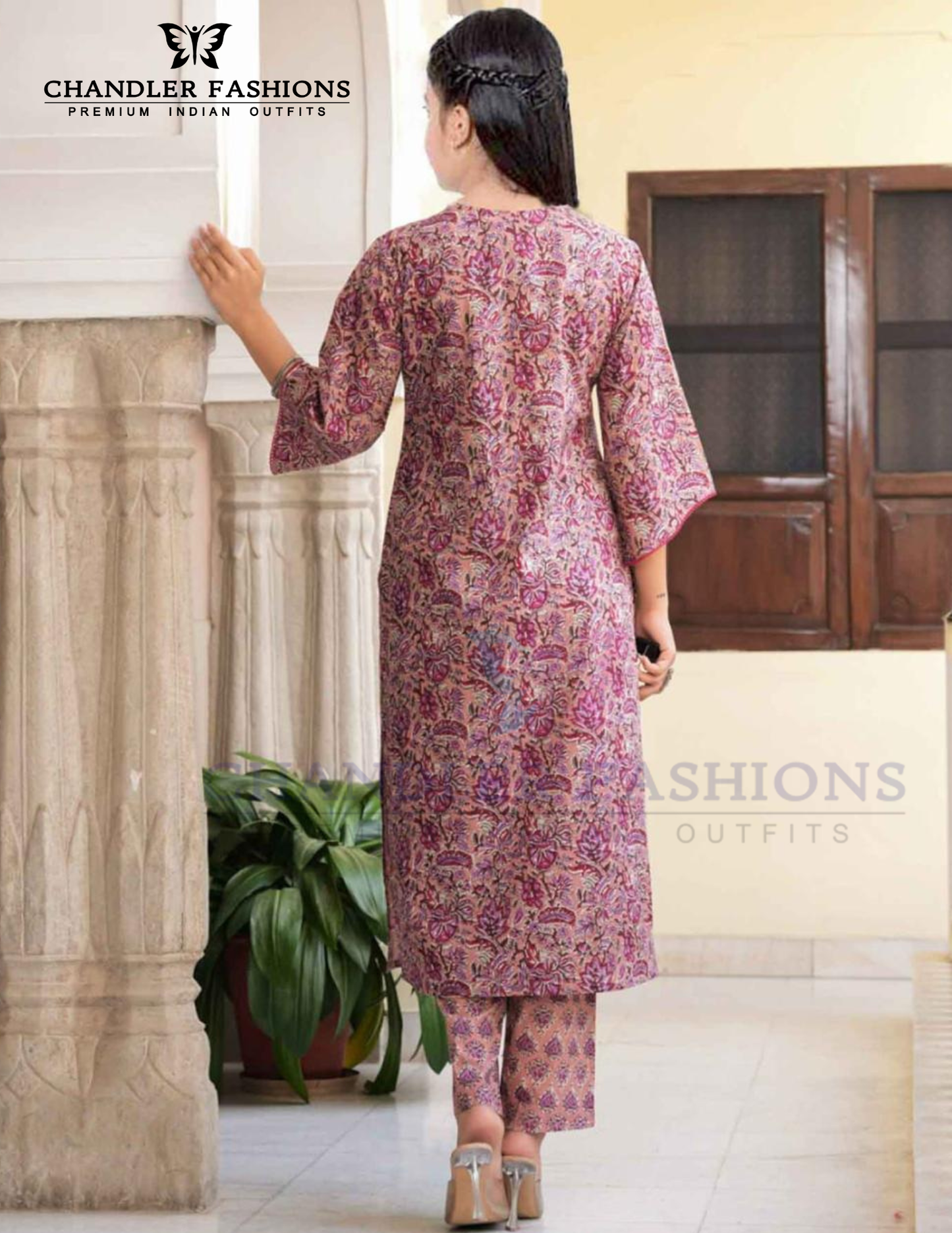 Printed Work Kurti Suits In USA