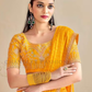 Chiffon Silk With Bandhani Print And Embroidery Lace Work Saree Near Me