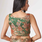 Green Color With Sequins Work Saree In Mesa