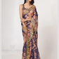 Purple Color Organza With Printed Work Saree In USA