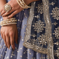 Navy Blue Color With Sequins Lehenga In Tempe