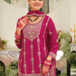 Pink Color Chinon With Embroidery Work Palazzo Suits And Dupatta In USA