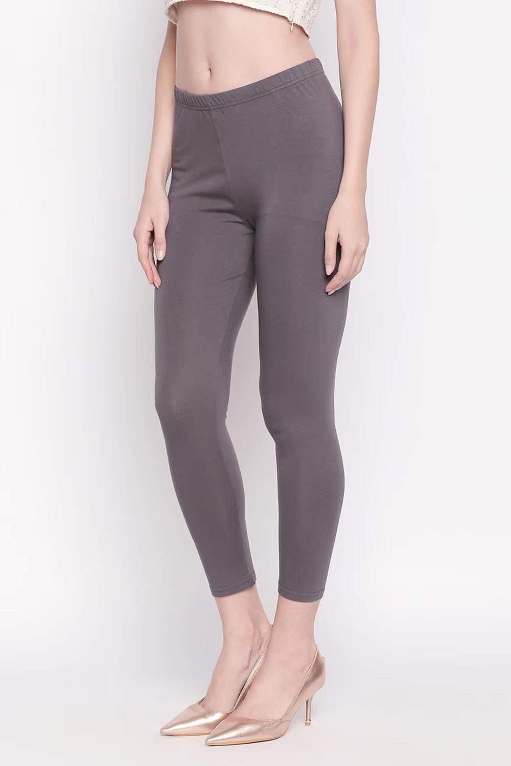  Grey Color Premium Quality Leggings For Women In USA