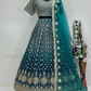 Georgette With Embroidery And Sequins Work Lehenga In Mesa