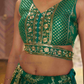 Teal Green Color Lehenga In Yuma