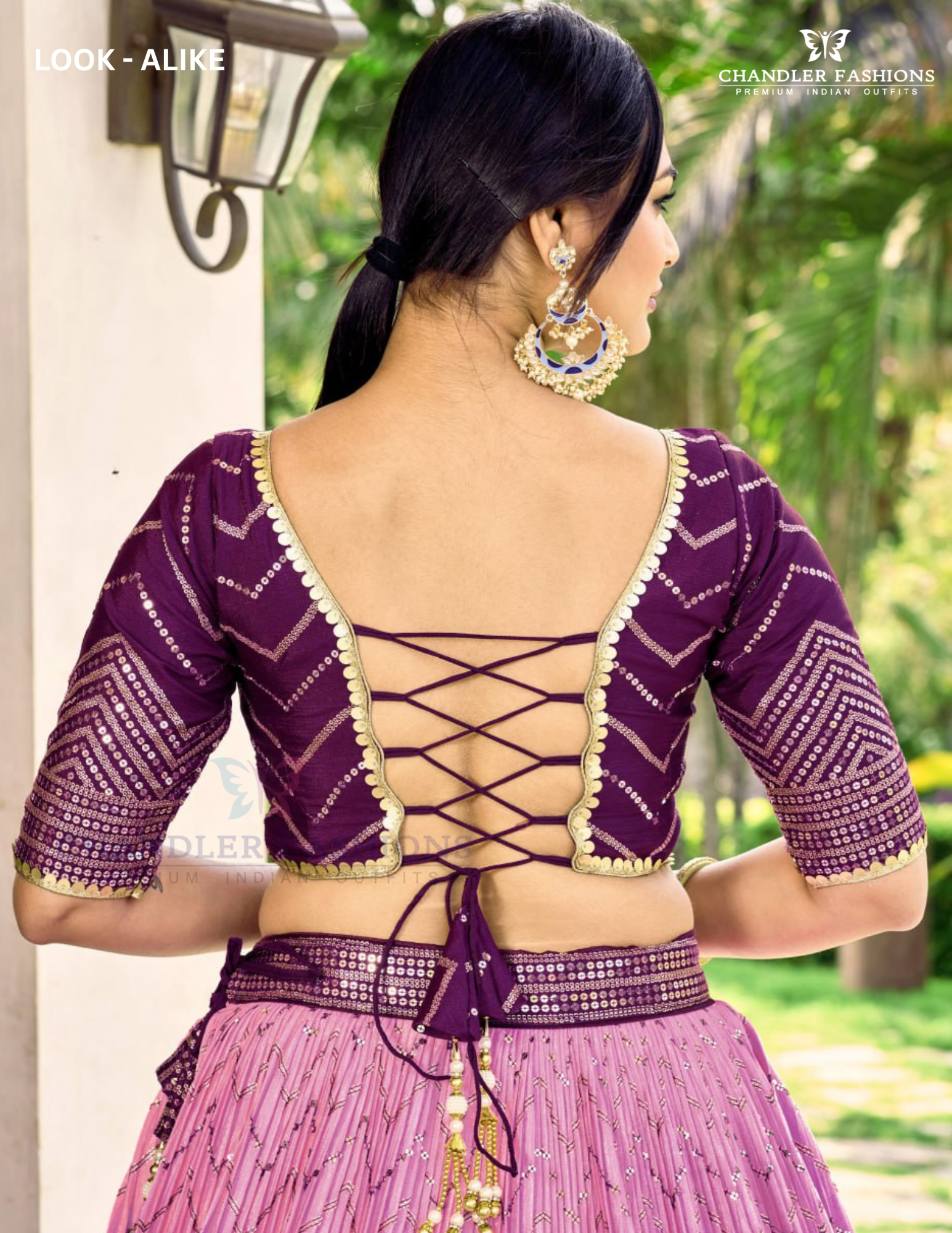 Lehenga Choli With Dupatta For Women In Meas