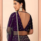 Purple Color Georgette Lehenga In USA
