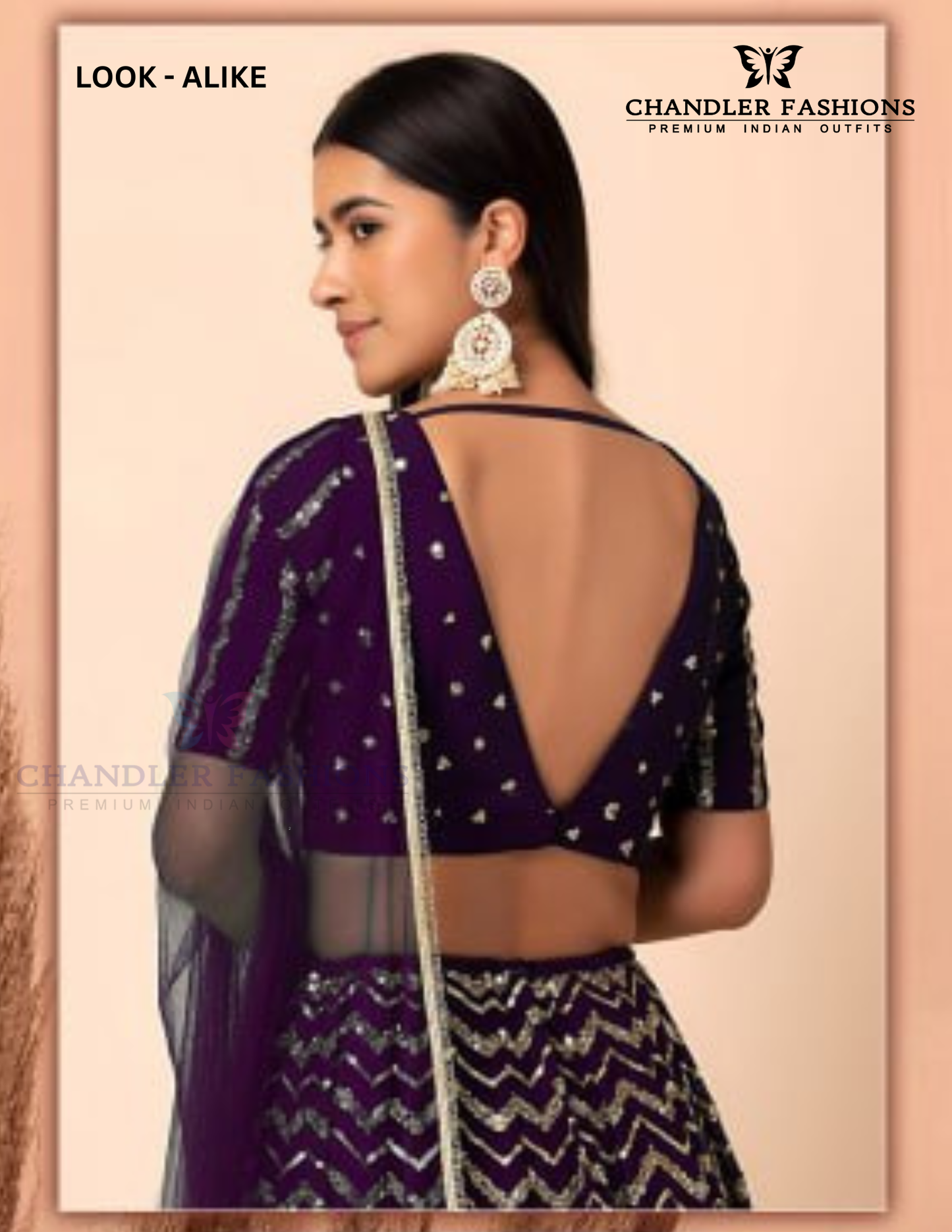 Purple Color Georgette Lehenga In USA