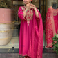  Pink Color Chanderi With  Embroidery Work Salwar Suits With Dupatta In USA
