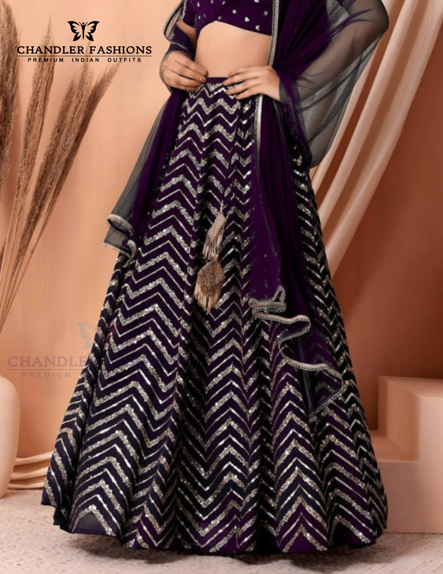 Purple Color Lehenga In Phoenix
