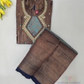 Amazing Copper And Blue Color Langa Set With Designer Zari Work For Girls Near Me