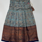 Amazing Copper And Blue Color Langa Set With Designer Zari Work For Girls In Mesa