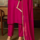 Attractive Dark Pink Color Silk Blend With Embroidery And Sequins Work Salwar Suits With Dupatta Near Me
