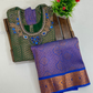 Attractive Green And Blue Color Stone Work With Silk Langa set For Girls In USA