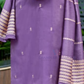 Lavender Color Shimmer Salwar Suits With Embroidery Work In Suncity