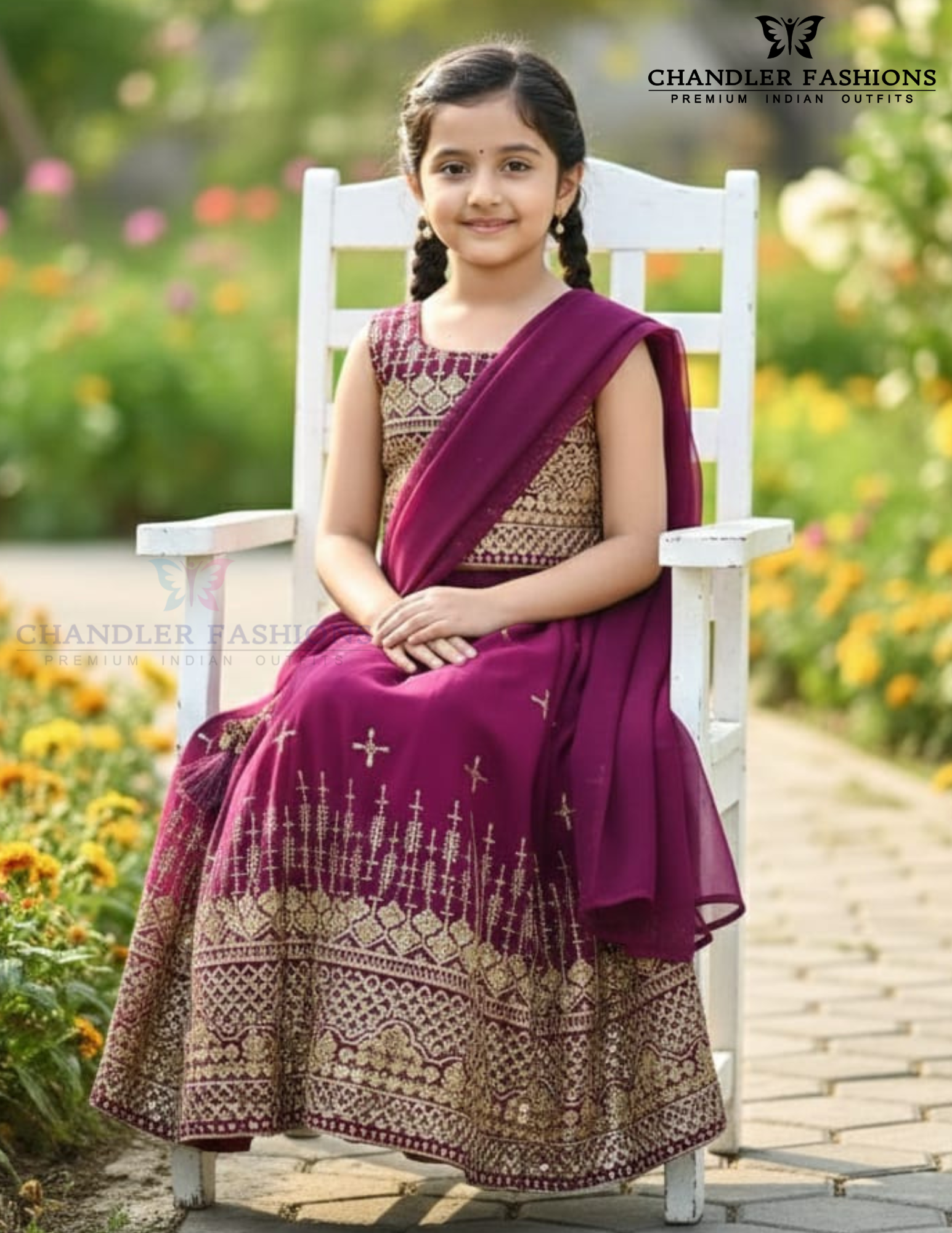Wine Color Embroidery And Sequins Work Choli Set With Dupatta In USA
