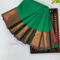 Green Color Art Silk With Zari Work Saree For Women In USA