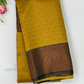 Charming Mustard Yellow Color Art Silk With Zari Work Saree For Women