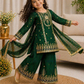  Fendy Silk With Embroidery And Sequins Work Palazzo Suits For Girls In USA