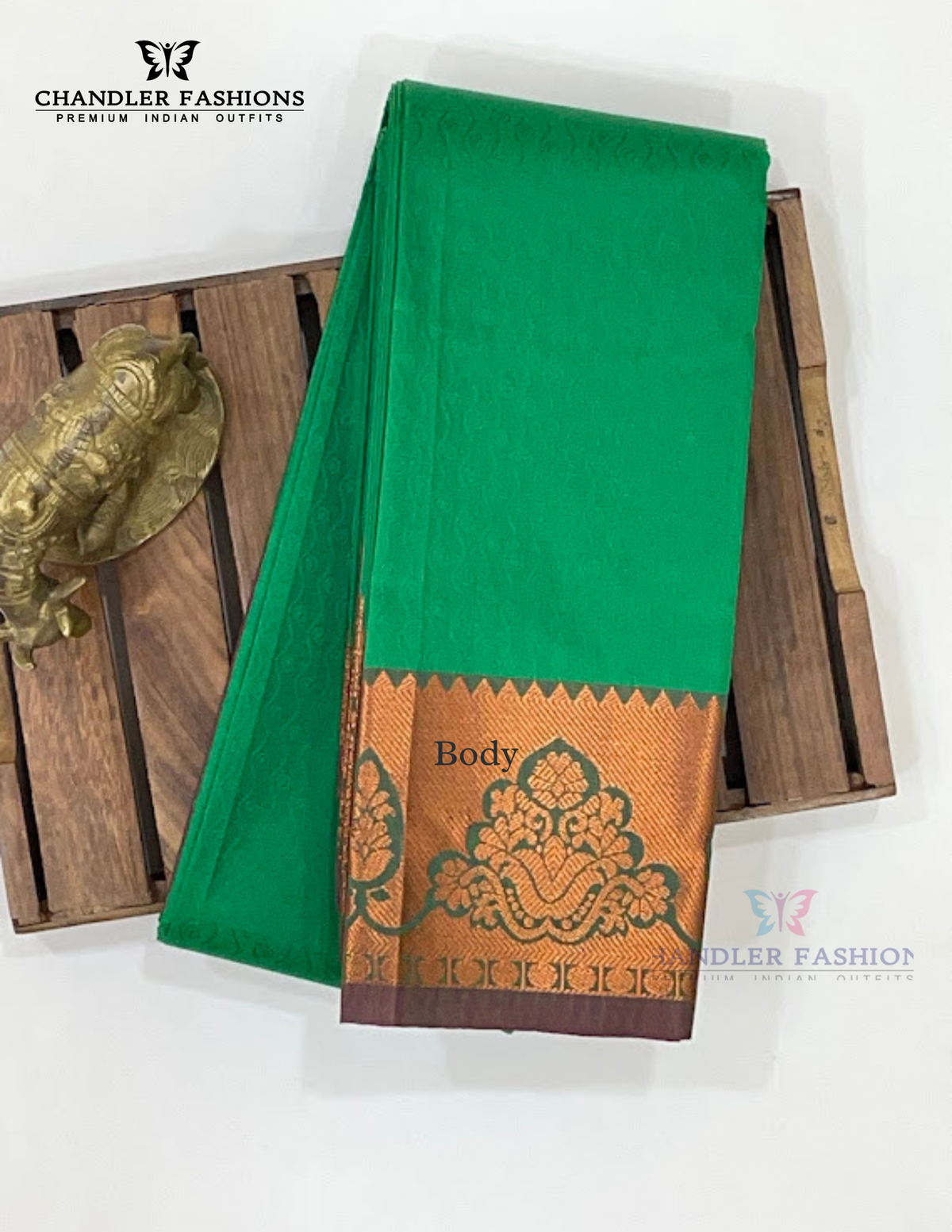 Green Color Art Silk With Zari Work Saree For Women Near Me