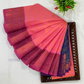 Pink Color Art Silk With Zari Work Saree For Women In USA