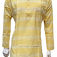 Alluring Yellow Color Cotton Kurta With Pajama For Men