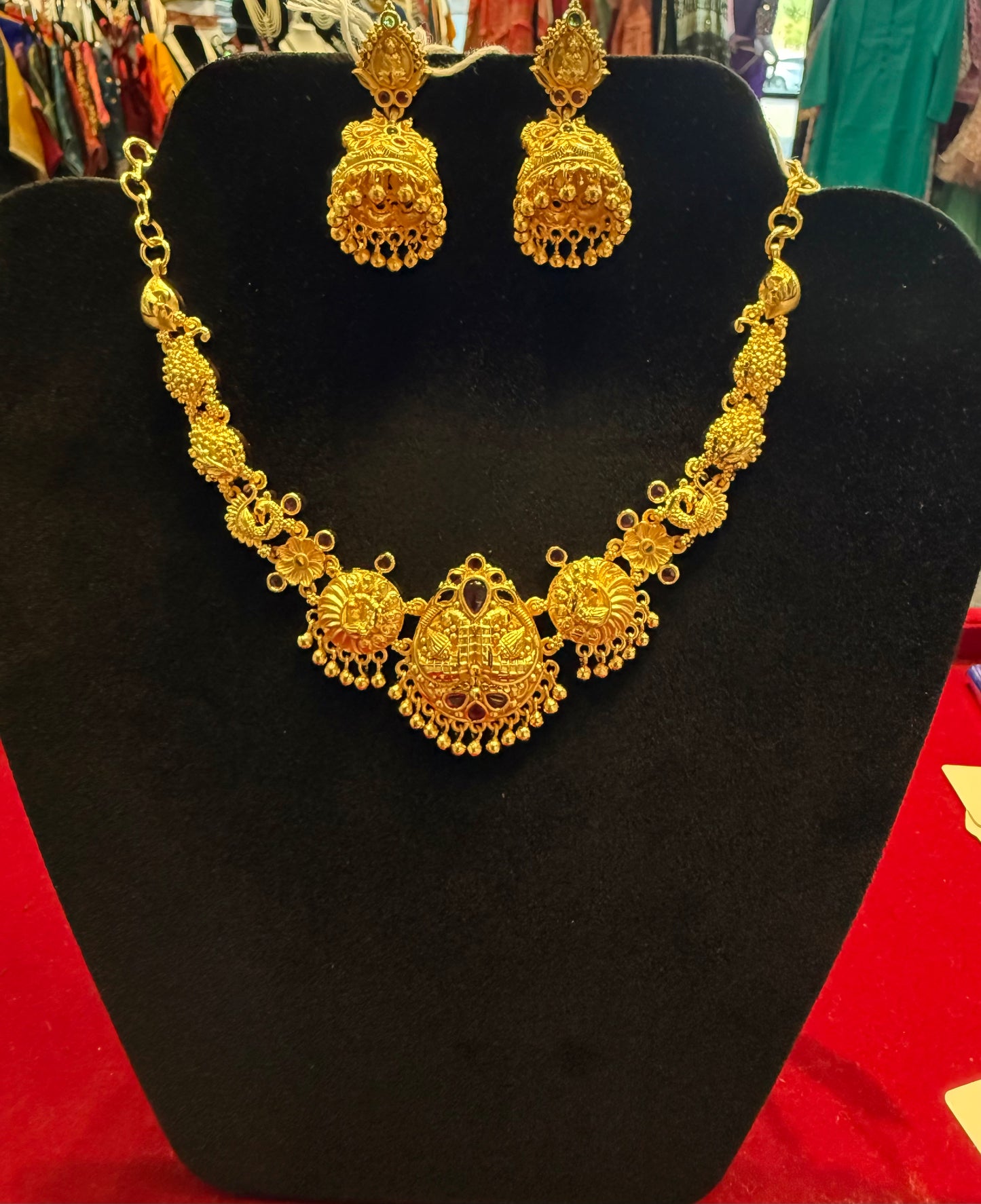 Beautiful Gold plated Necklace & Earrings  for women