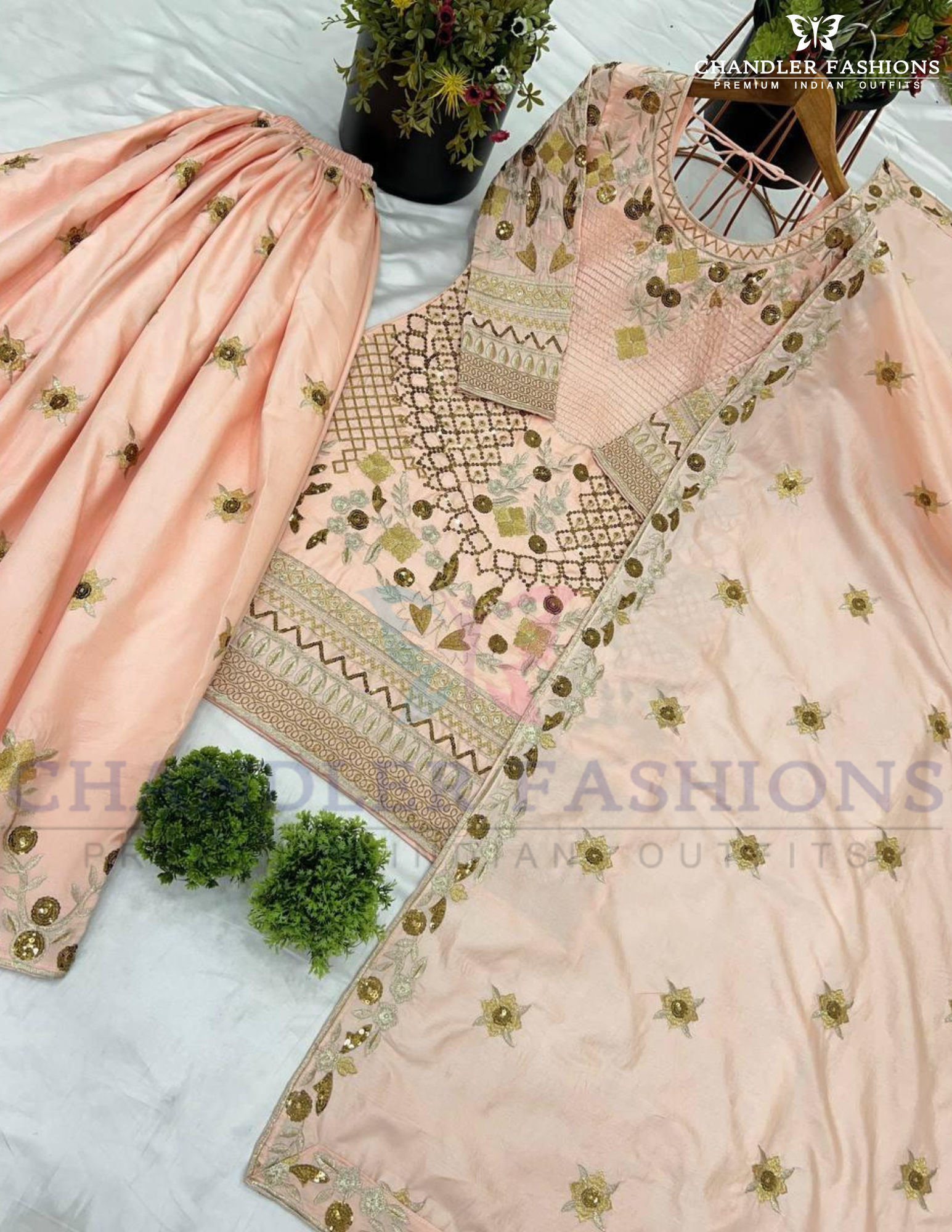 Charming Embroidery Work And Designer Party Wear In Tempe