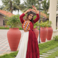 Maroon Color Pure Cotton Mirror Choli Sets In Suncity