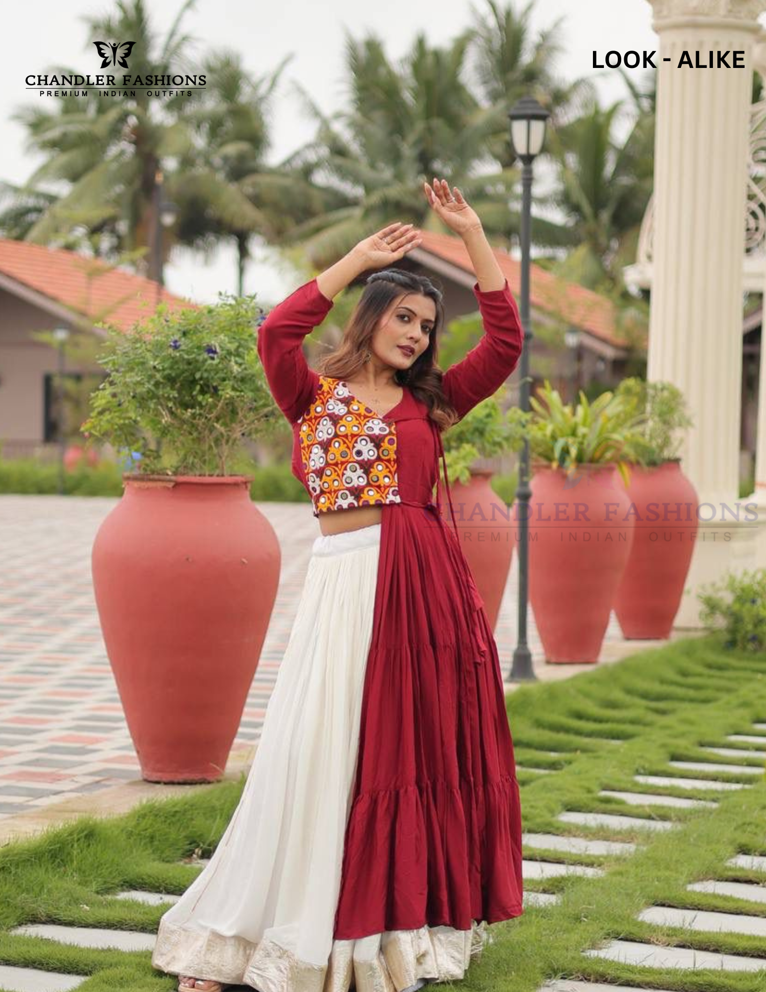 Maroon Color Pure Cotton Mirror Choli Sets In Suncity