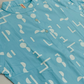 Beatifull Sky Blue Colored Cotton Printed Work Kurti In USA
