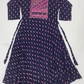 Dark Blue Color Embroidery And Sequins Work Kurti Near Me