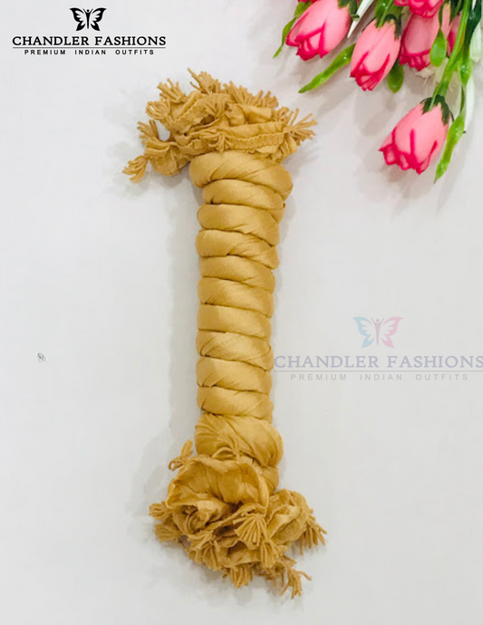 Alluring Gold Colored Shimmer Dupatta For Women